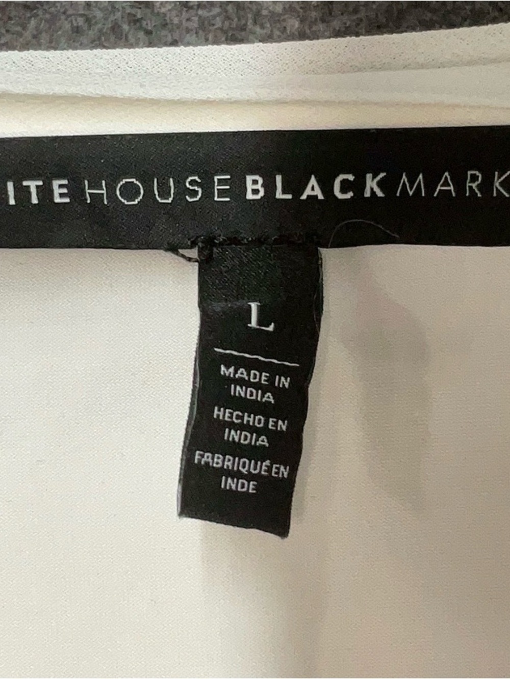 White House Black Market Black Floral Tank Top - Picture 7 of 7